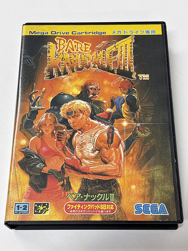 メガドライブソフト ベア・ナックル3 パッケージ表