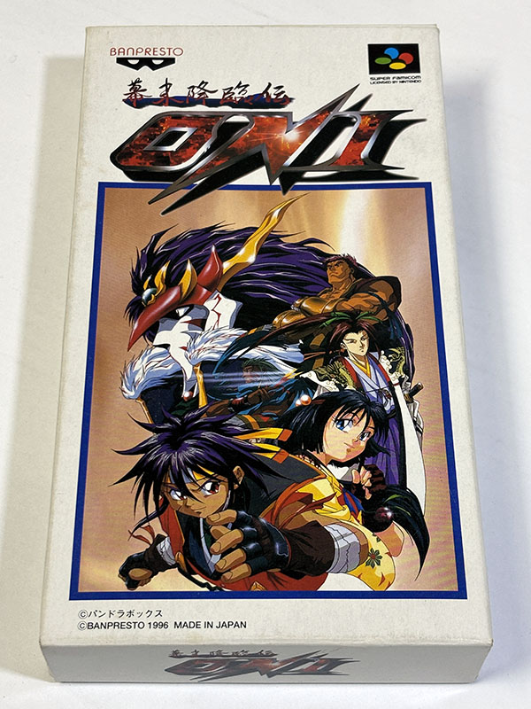 スーパーファミコンソフト 幕末降臨伝ONI パッケージ表