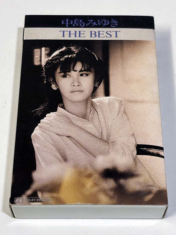 カセットテープ:アルバム 中島みゆき THE BEST ザ・ベスト パッケージ表