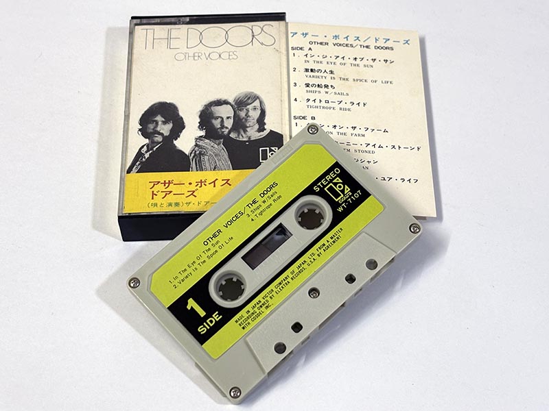 カセットテープ:アルバム ドアーズ THE DOORS アザー・ボイス OTHER VOICES 同梱物