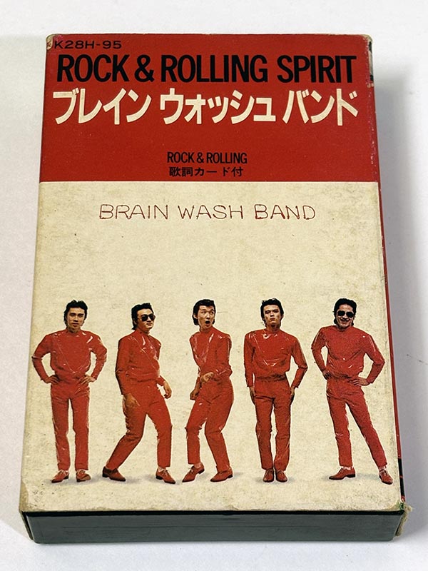 カセットテープ:アルバム ブレイン ウォッシュ バンド BRAIN WASH BAND ROCK&ROLLING SPIRIT パッケージ表