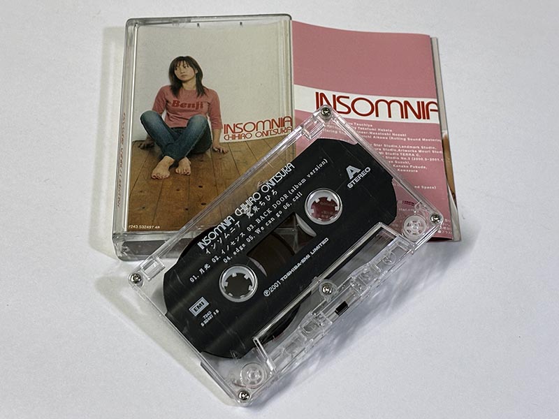 カセットテープ:アルバム 鬼束ちひろ インソムニア INSOMNIA 同梱物