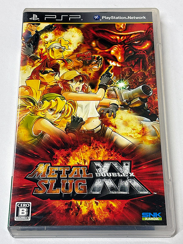 PSPソフト メタルスラッグXX METAL SLUG DOUBLE X パッケージ表