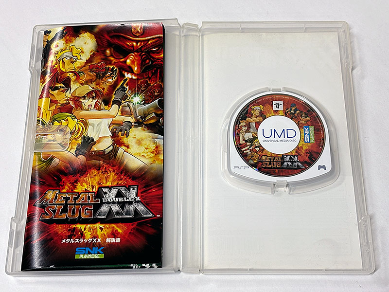 PSPソフト メタルスラッグXX METAL SLUG DOUBLE X 同梱物