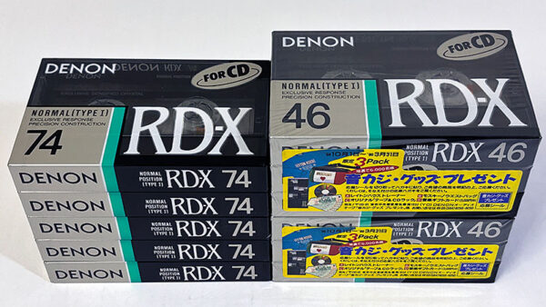 [カセットテープ:録音テープ] DENON RD-X74 RD-X46 未開封 を買い取りました