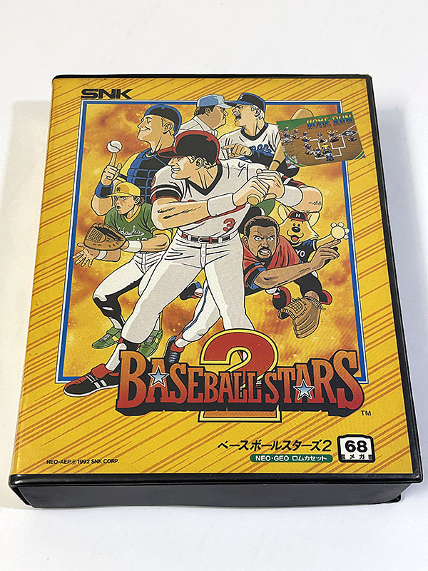 ネオジオROMカセット BASEBALL STARS2 ベースボールスターズ2 パッケージ表