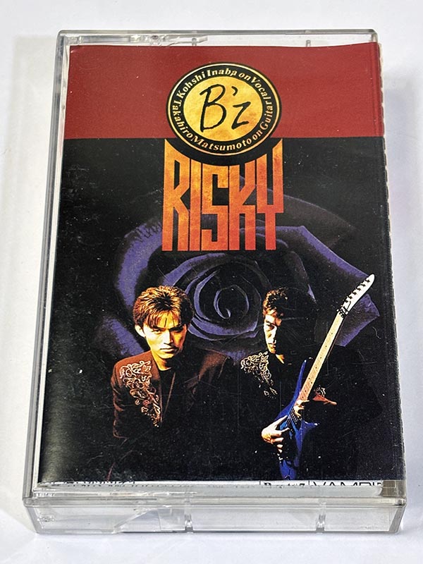 カセットテープ:アルバム B'z RISKY リスキー パッケージ表