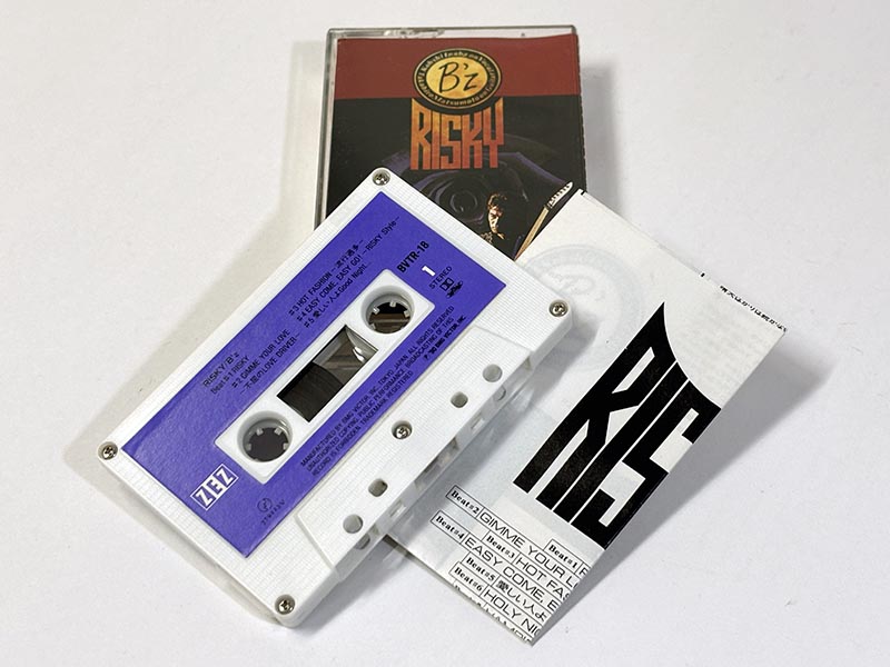 カセットテープ:アルバム B'z RISKY リスキー 同梱物