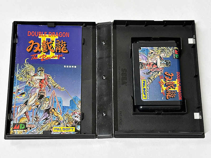 メガドライブソフト 双截龍Ⅱ The Revenge ダブルドラゴン2 ザ・リベンジ 同梱物