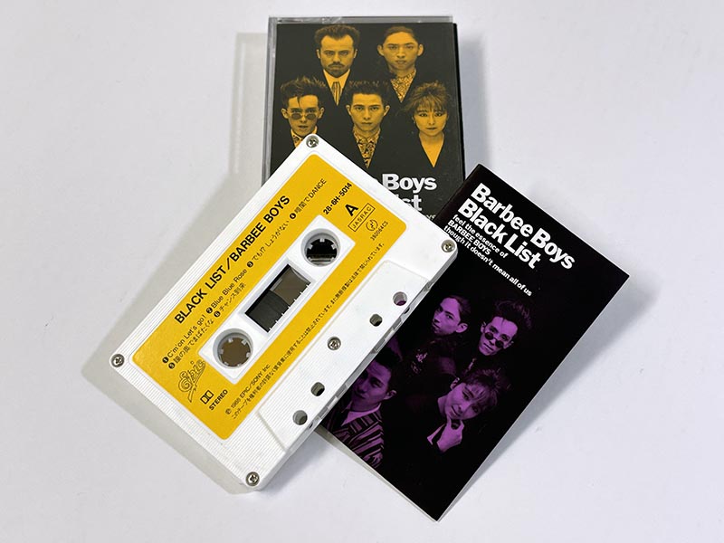 カセットテープ:アルバム Barbee Boys Black List 同梱物