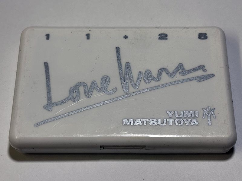 カセットテープ:アルバム 松任谷由実 LOVE WARS 見本・非売品 パッケージ表