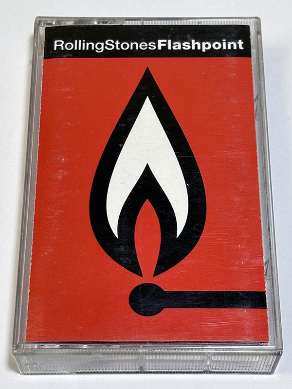 カセットテープ:アルバム ローリング・ストーンズ フラッシュポイント パッケージ表