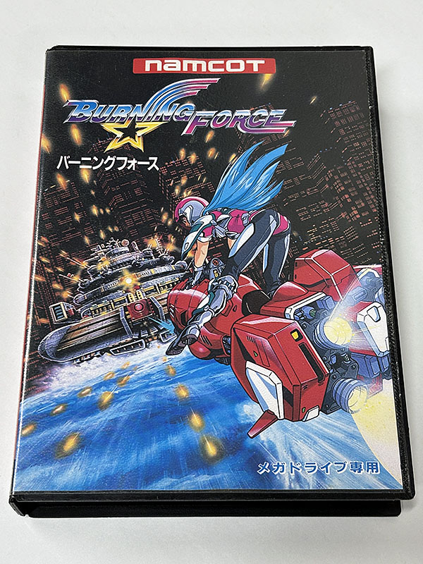 メガドライブソフト BURNING FORCE バーニングフォース パッケージ表