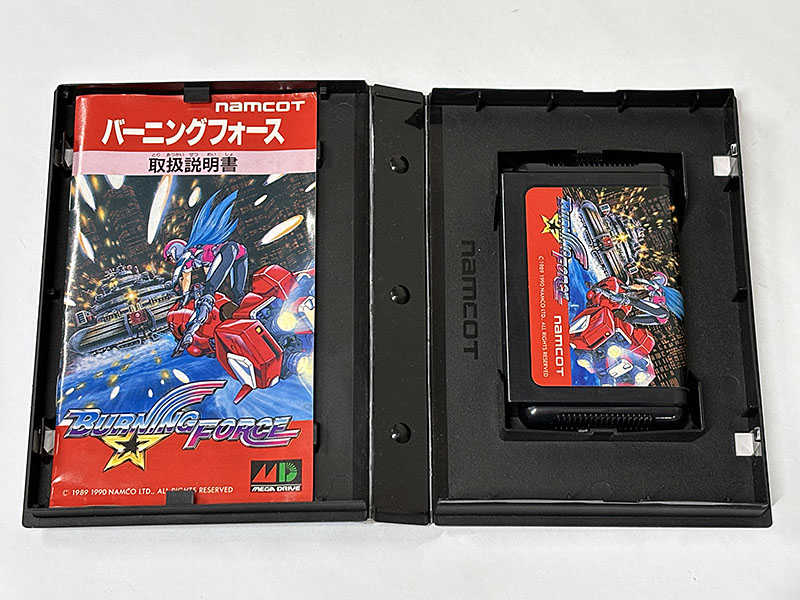 メガドライブソフト BURNING FORCE バーニングフォース 同梱物