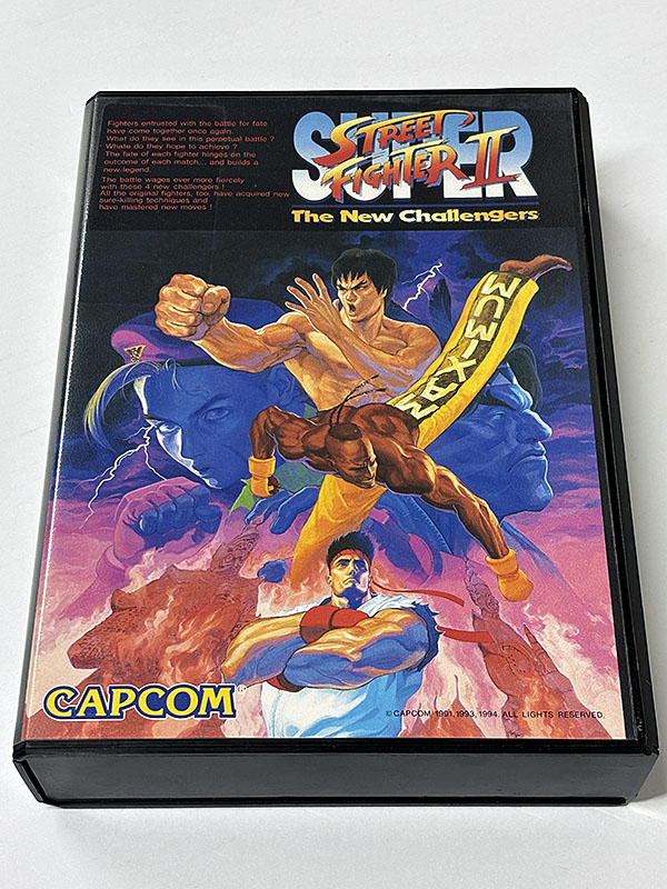 X68000ソフト スーパーストリートファイターⅡ The New Challengers パッケージ表