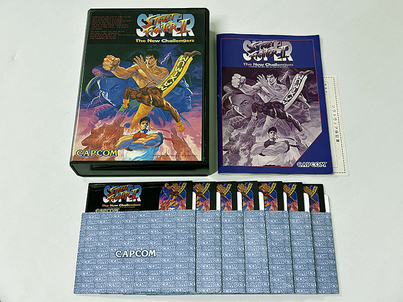 X68000ソフト スーパーストリートファイターⅡ The New Challengers 同梱物
