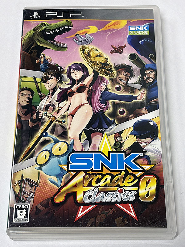 PSPソフト SNK Arcade classics 0 アーケードクラシックスゼロ パッケージ表