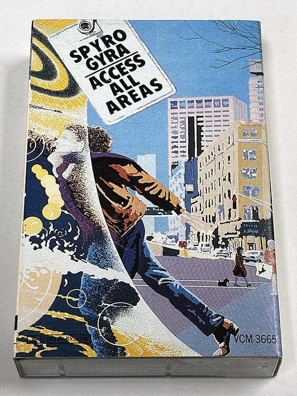 カセットテープ:ライブアルバム スパイロ・ジャイラ Spyro Gyra ライブ・イン・フロリダ Access All Areas パッケージ表