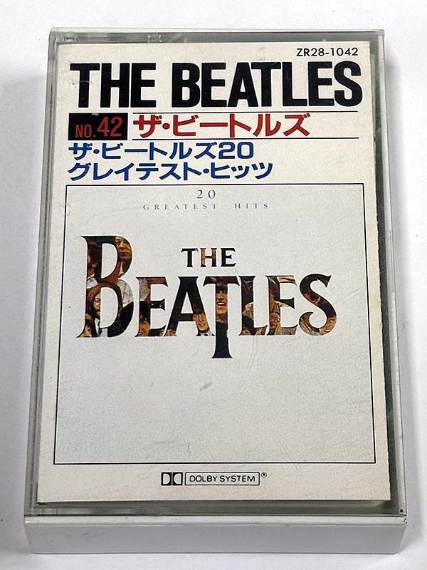 カセットテープ:アルバム THE BEATLES ザ・ビートルズ 20 GREATEST HITS グレイテスト・ヒッツ パッケージ表