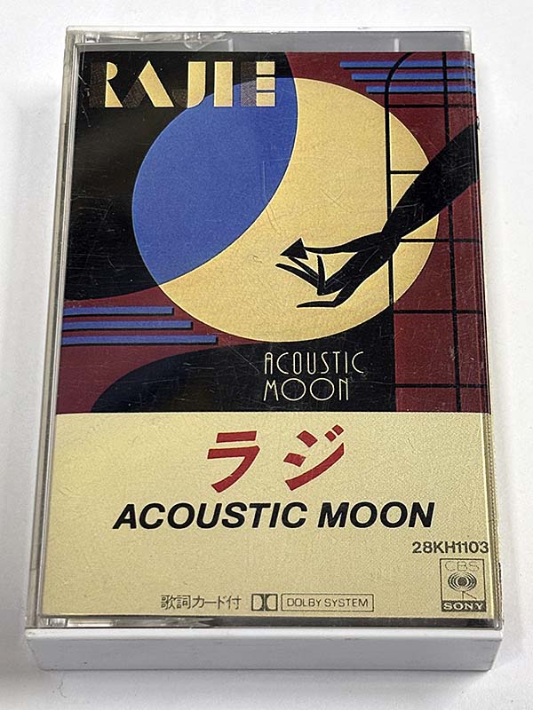 カセットテープ:アルバム RAJIE ラジ ACOUSTIC MOON アコースティック・ムーン パッケージ表