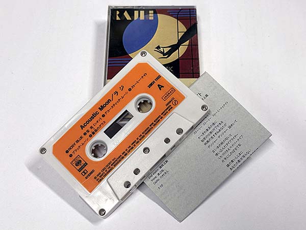 カセットテープ:アルバム RAJIE ラジ ACOUSTIC MOON アコースティック・ムーン 同梱物