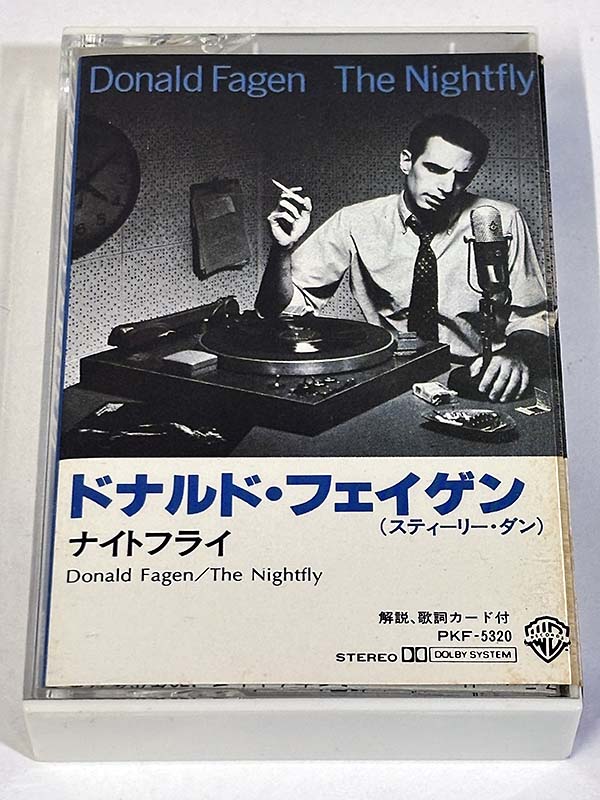 カセットテープ:アルバム Donald Fagen ドナルド・フェイゲン The Nightfly ナイトフライ パッケージ表