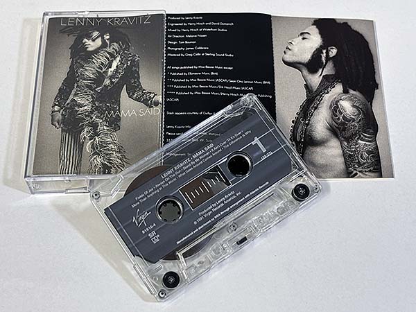 カセットテープ:アルバム LENNY KRAVITZ レニー・クラヴィッツ MAMA SAID ママ・セッド 同梱物