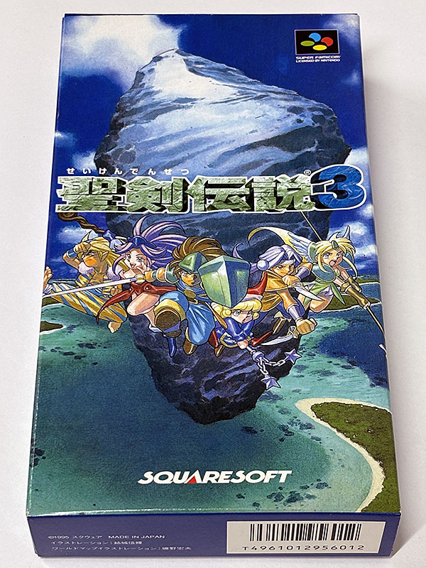 スーパーファミコンソフト 聖剣伝説3 パッケージ表
