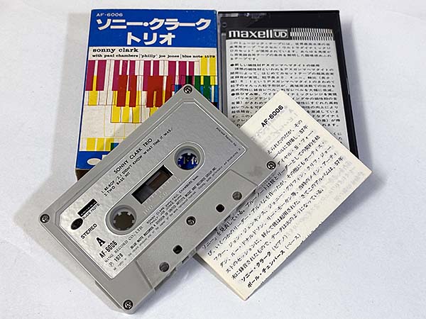 カセットテープ:アルバム SONNY CLARK TRIO ソニー・クラーク・トリオ 同梱物