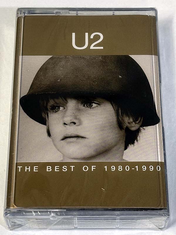 カセットテープ:アルバム U2 THE BEST OF 1980-1990 未開封品 パッケージ表