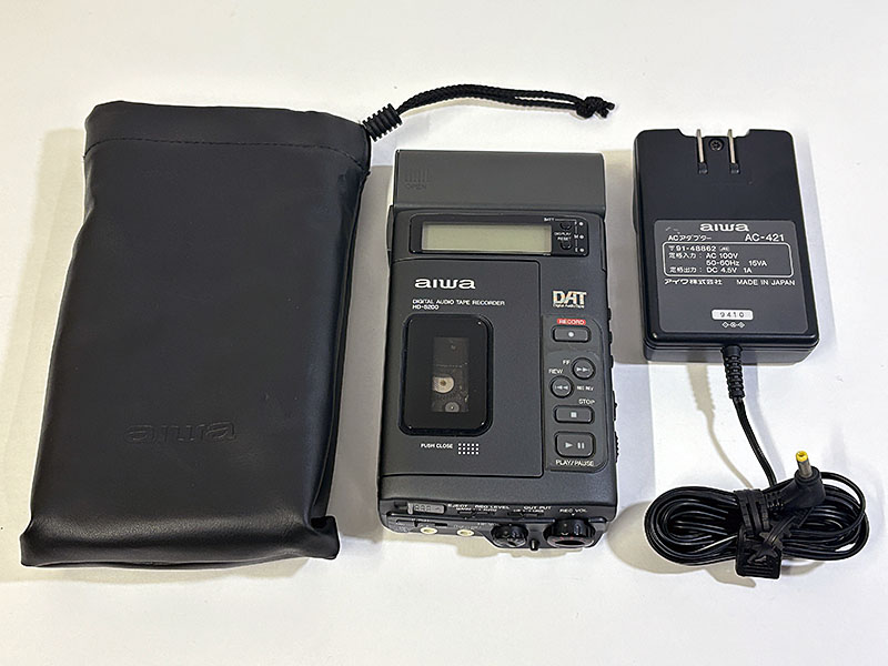 希少✨AIWA アイワ プロ用ポータブルDAT HD-S1000 通電OK AIWA] HD-S200 ポータブルDATレコーダー を買い取りました | 買取専門