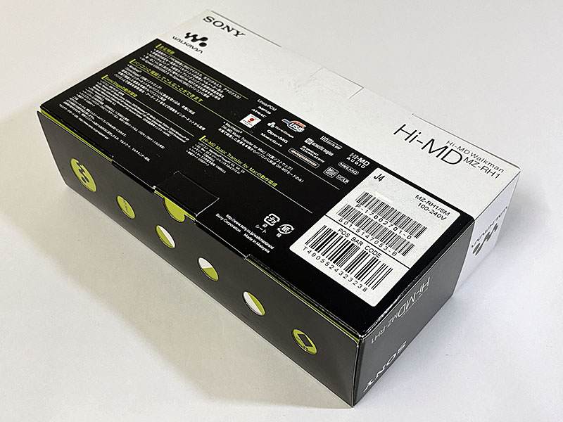 SONY MZ-RH1 Hi-MD Walkman 未使用 箱付 SONY] MZ-RH1 Hi-MDウォークマン 箱付き ブラック を買い取りました