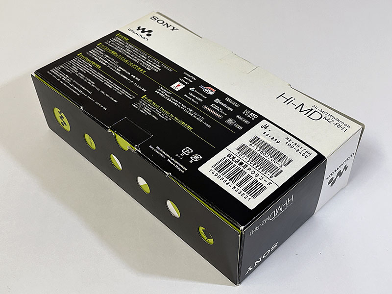 SONY MZ-RH1 Hi-MD Walkman 未使用 箱付 SONY] MZ-RH1 Hi-MDウォークマン 箱付き ブラック を買い取りました