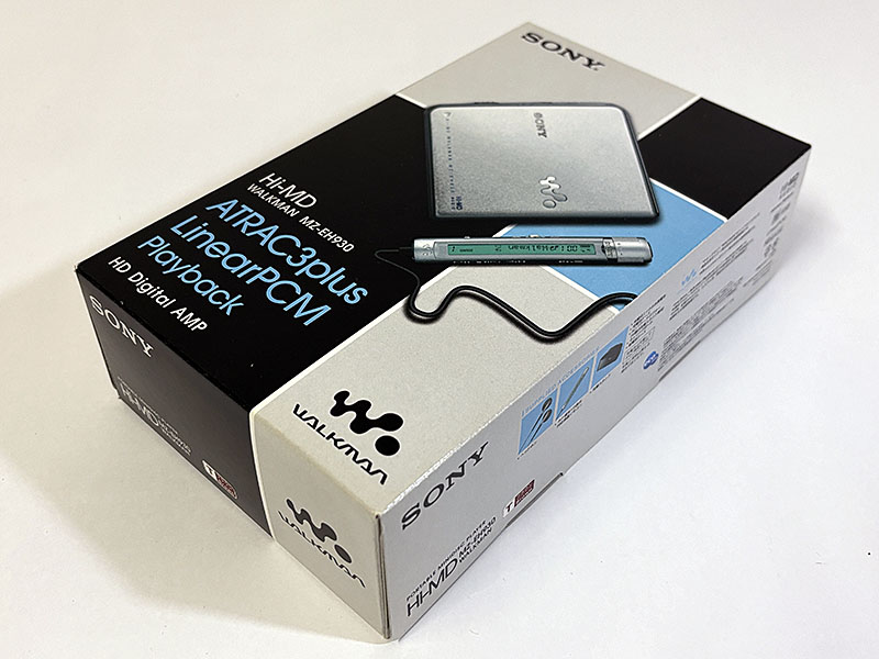 SONY MZ-EH930 Hi-MDウォークマン 箱付き ブラウン パッケージ表