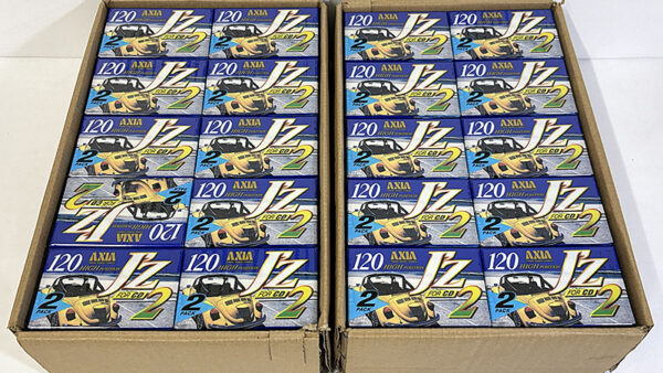 [カセットテープ:録音テープ] AXIA JZ2C-1202 未開封 2箱分（120本） を買い取りました