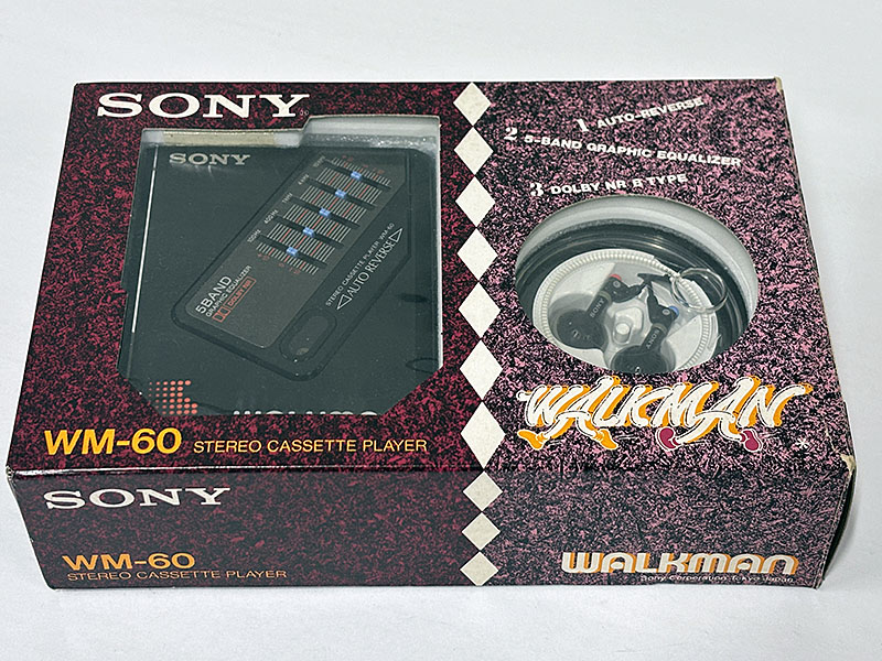 SONY WM-60 ウォークマン 箱付き 未使用品 パッケージ表