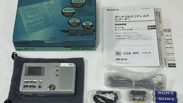 [SONY] MZ-B10 MDレコーダー 箱付き を買い取りました