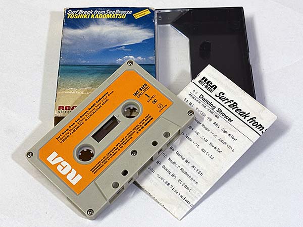カセットテープ:アルバム 角松敏生 Surf Break from Sea Breeze サーフ・ブレイク・フロム・シー・ブリーズ 同梱物