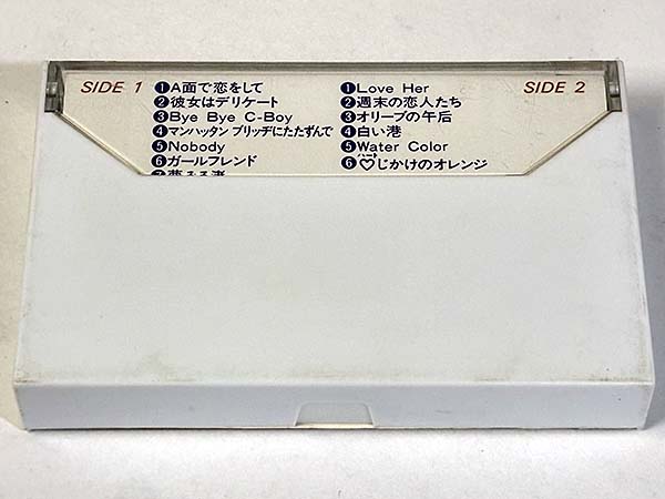 カセットテープ:アルバム 佐野元春 杉真理 大滝詠一 NAIAGRA TRIANGLE VOL.2 ナイアガラトライアングル VOL.2 パッケージ裏