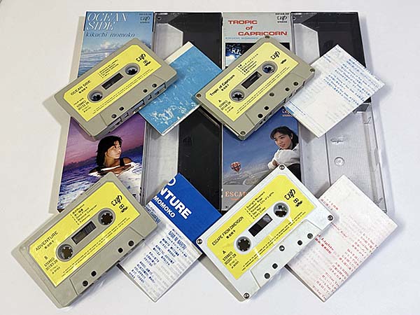 菊池桃子 OCEAN SIDE/TROPIC of CAPRICORN/ADVENTURE/ESCAPE from DIMENSION 4本セット 同梱物