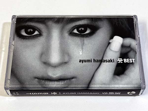 カセットテープ:ベストアルバム 浜崎あゆみ A BEST エー・ベスト パッケージ表