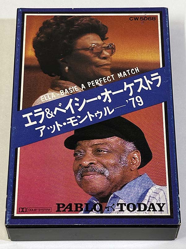 カセットテープ:アルバム エラ&ベイシー・オーケストラ ELLA - BASIE アット・モントゥル '79 A PERFECT MATCH パッケージ表