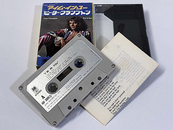 カセットテープ:アルバム ピーター・フランプトン Perter Frampton アイム・イン・ユー I'm In You 同梱物