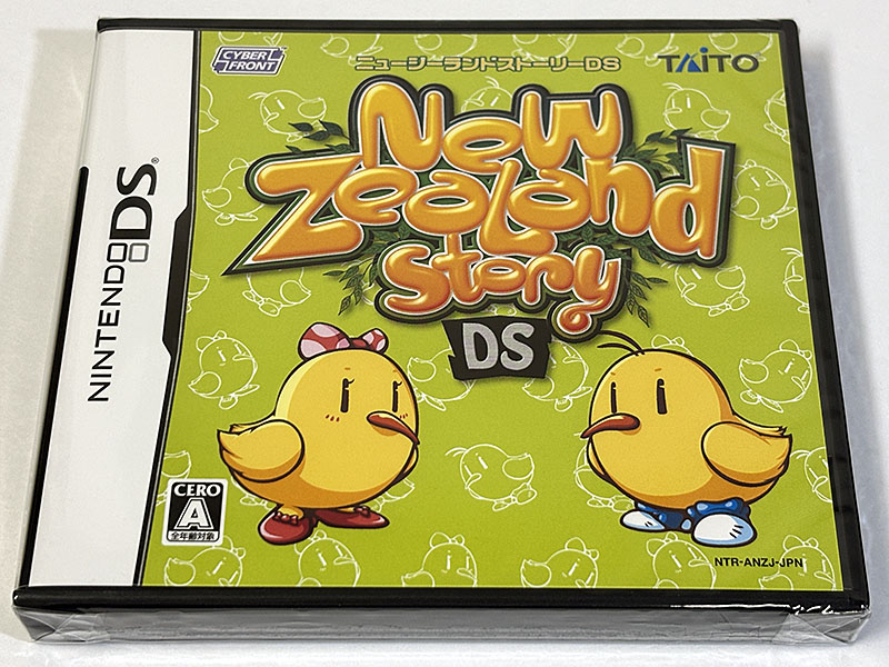 ニンテンドーDSソフト New Zealand Story DS ニュージーランドストーリーDS 未開封品 パッケージ表