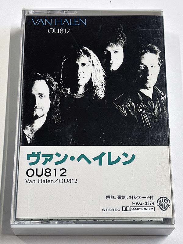 カセットテープ:アルバム ヴァン・ヘイレン VAN HALEN OU812 パッケージ表