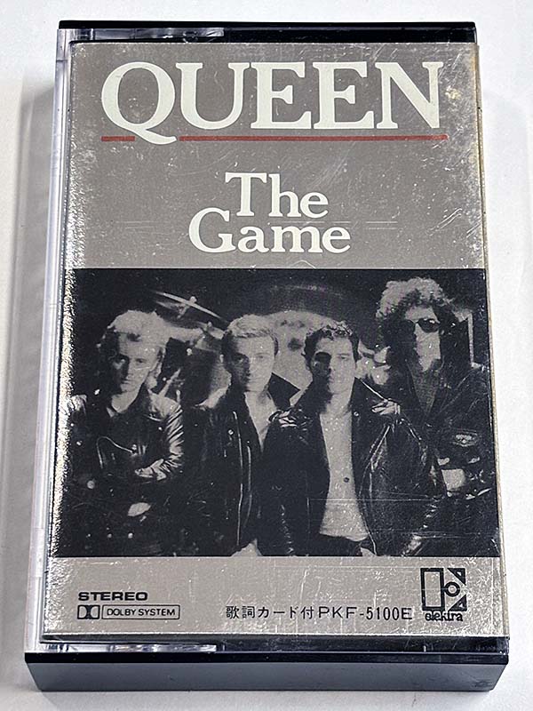 カセットテープ:アルバム クイーン QUEEN ザ・ゲーム The Game パッケージ表