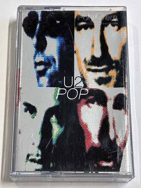カセットテープ:洋楽 U2 POP パッケージ表