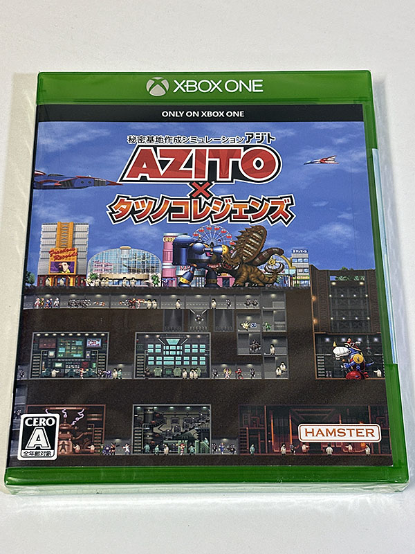 XBOX ONEソフト AZITO アジト×タツノコレジェンズ 未開封品 パッケージ表