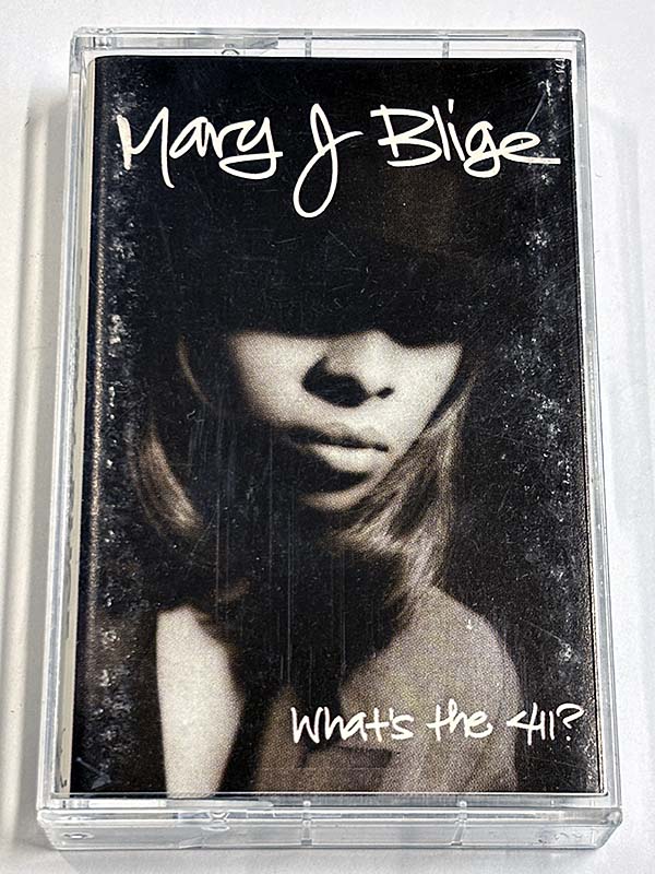 カセットテープ:アルバム メアリー・J. ブライジ Mary J. Blige ホワッツ・ザ・411? What's The 411? パッケージ表