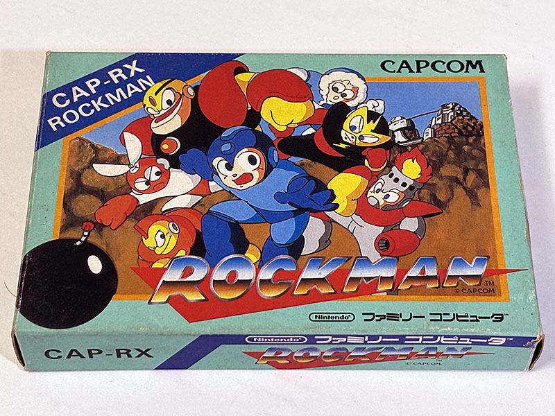 ファミコンソフト 初代 ROCKMAN ロックマン パッケージ表